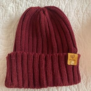 Red beanie